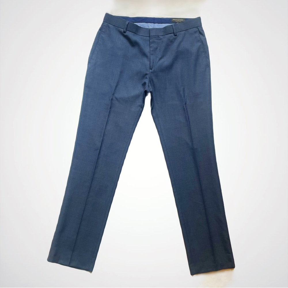 Men’s 32x32 True Navy Banana Republic Tailored Slim Fit Trousers NWOT